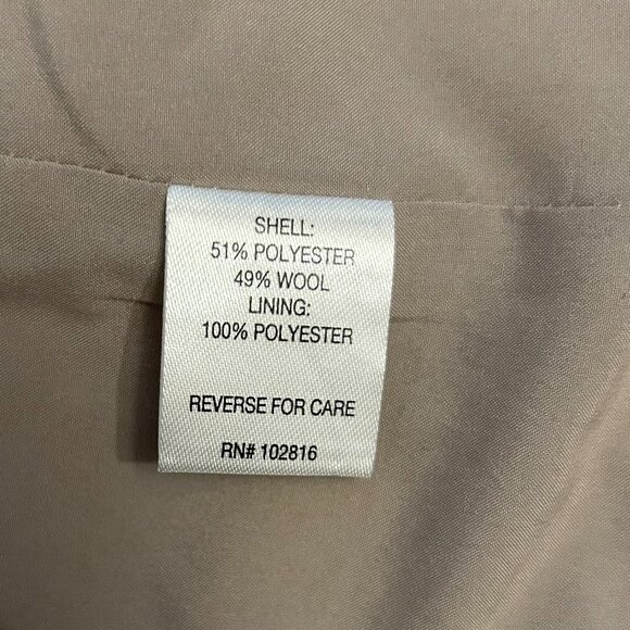 Garnet Hill Sadie Wool Coat - Light Grey - Picture 8 of 10